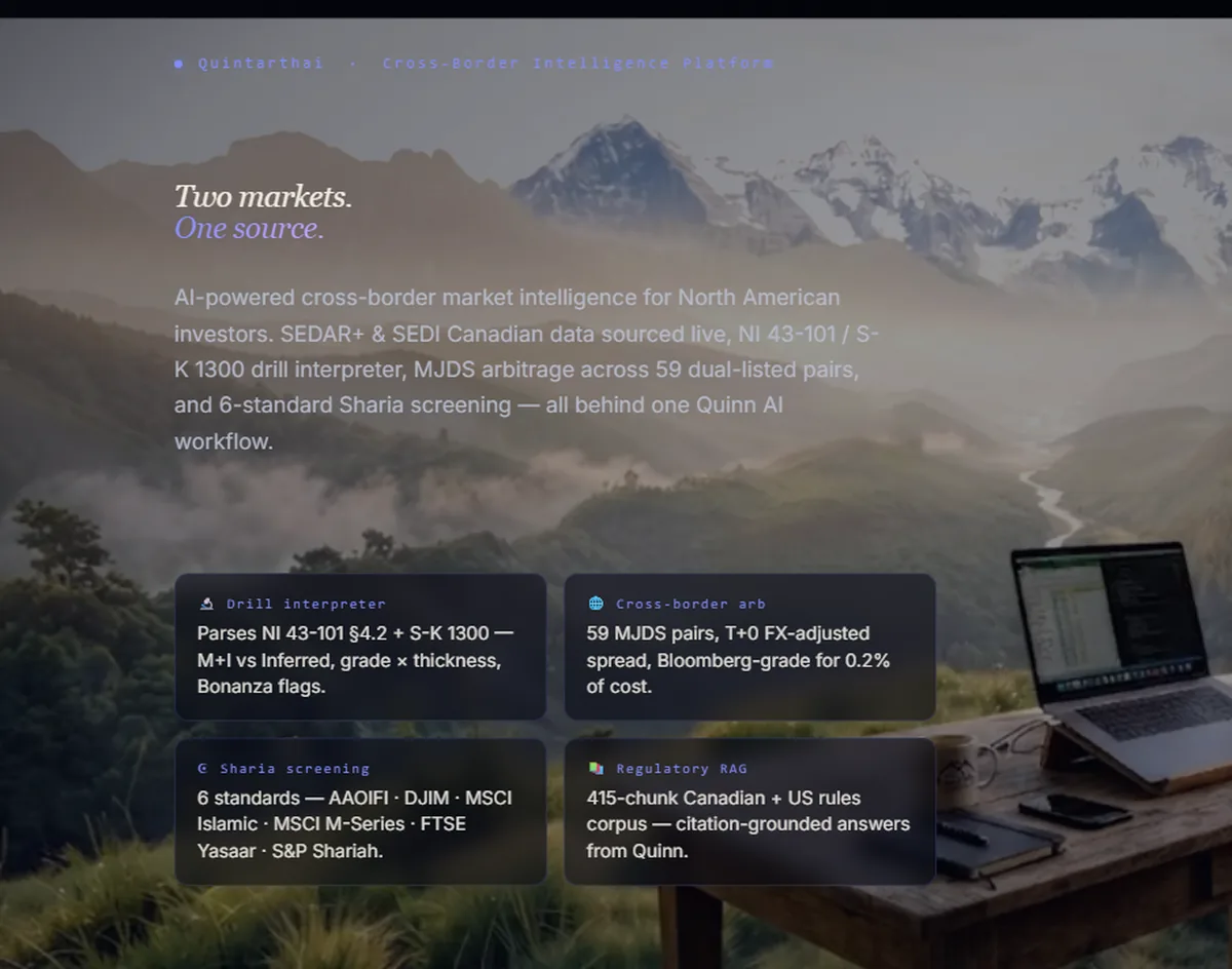 Cross-Border Intelligence Platform — document extraction and regulatory retrieval
